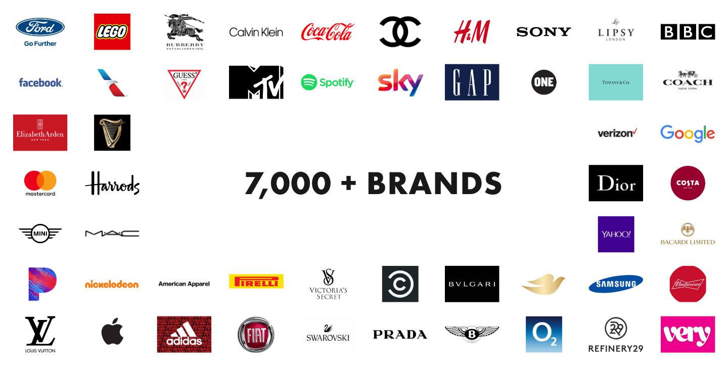 7,000+ Brands